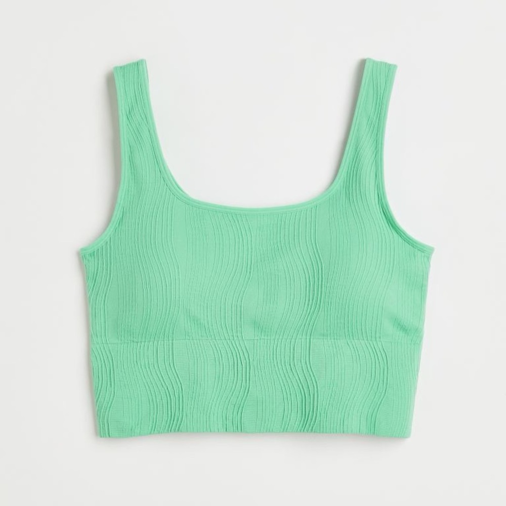 Mint Green H&M Seamless Sports Bralette Medium Support